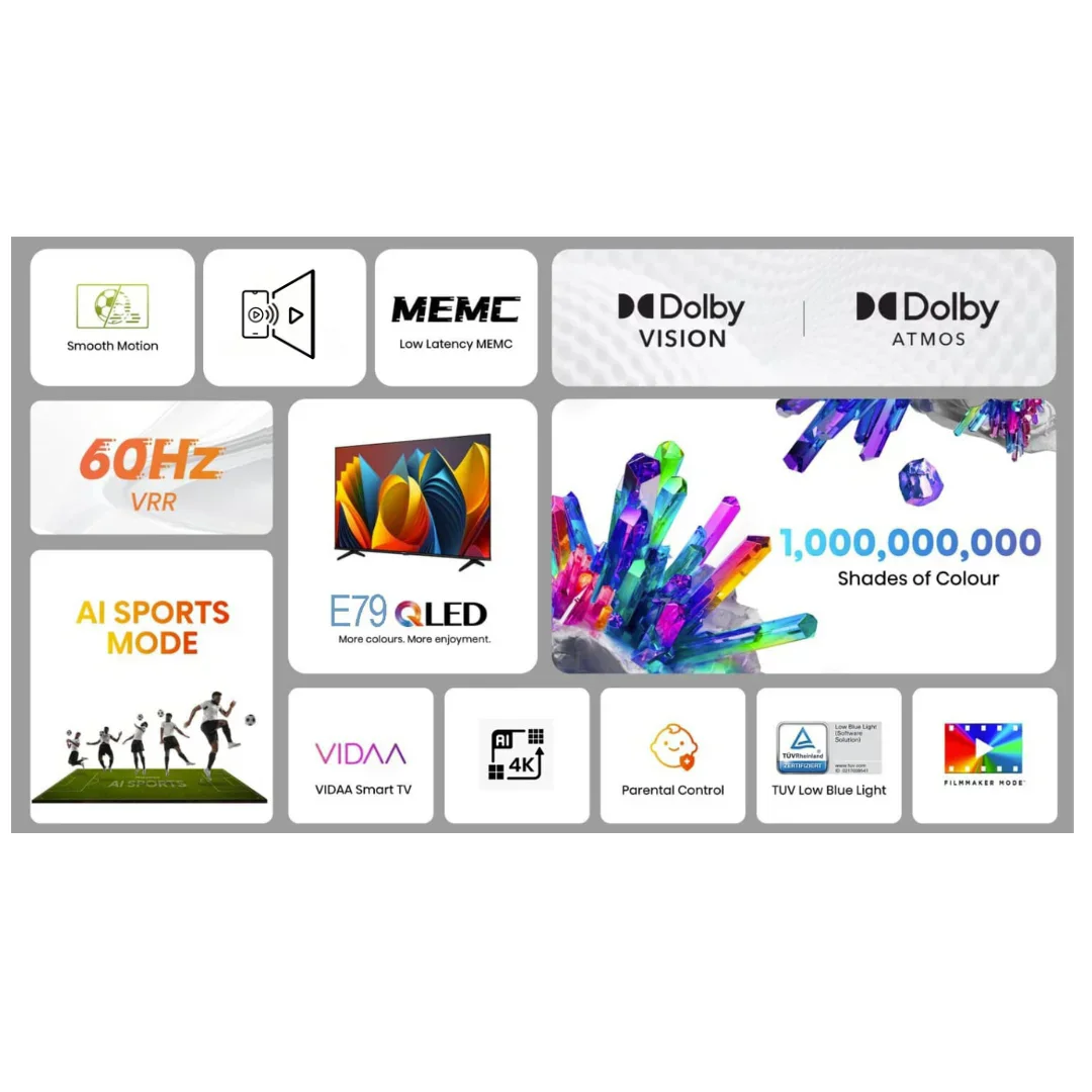 �������� ���� ������ 100 ���� Hisense 100E79NQ QLED SMART 4K