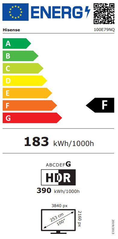 �������� ���� ������ 100 ���� Hisense 100E79NQ QLED SMART 4K