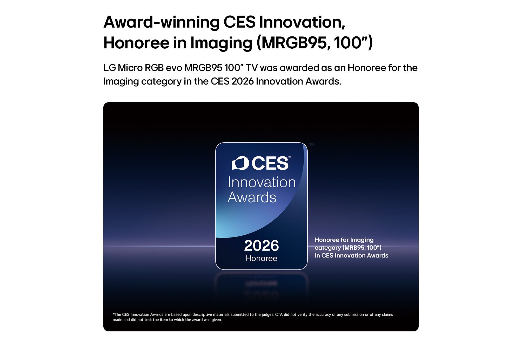 �������� ���� 100 ���� LG 100MRGB95B6 AI TV SMART 4K