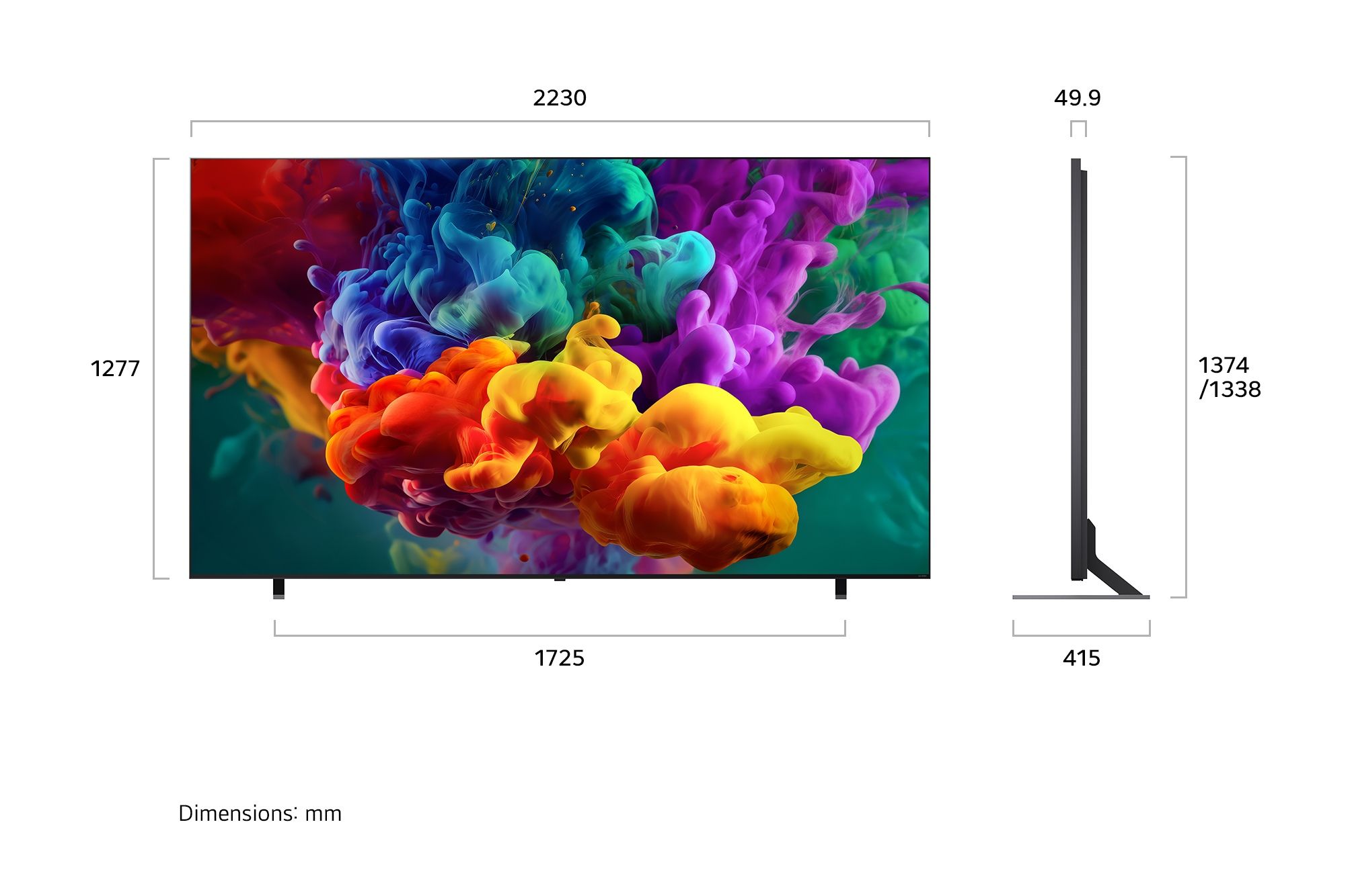 �������� 100 ���� LG 100QNED85B8 MiniLED AI TV SMART 4K *����� ����*