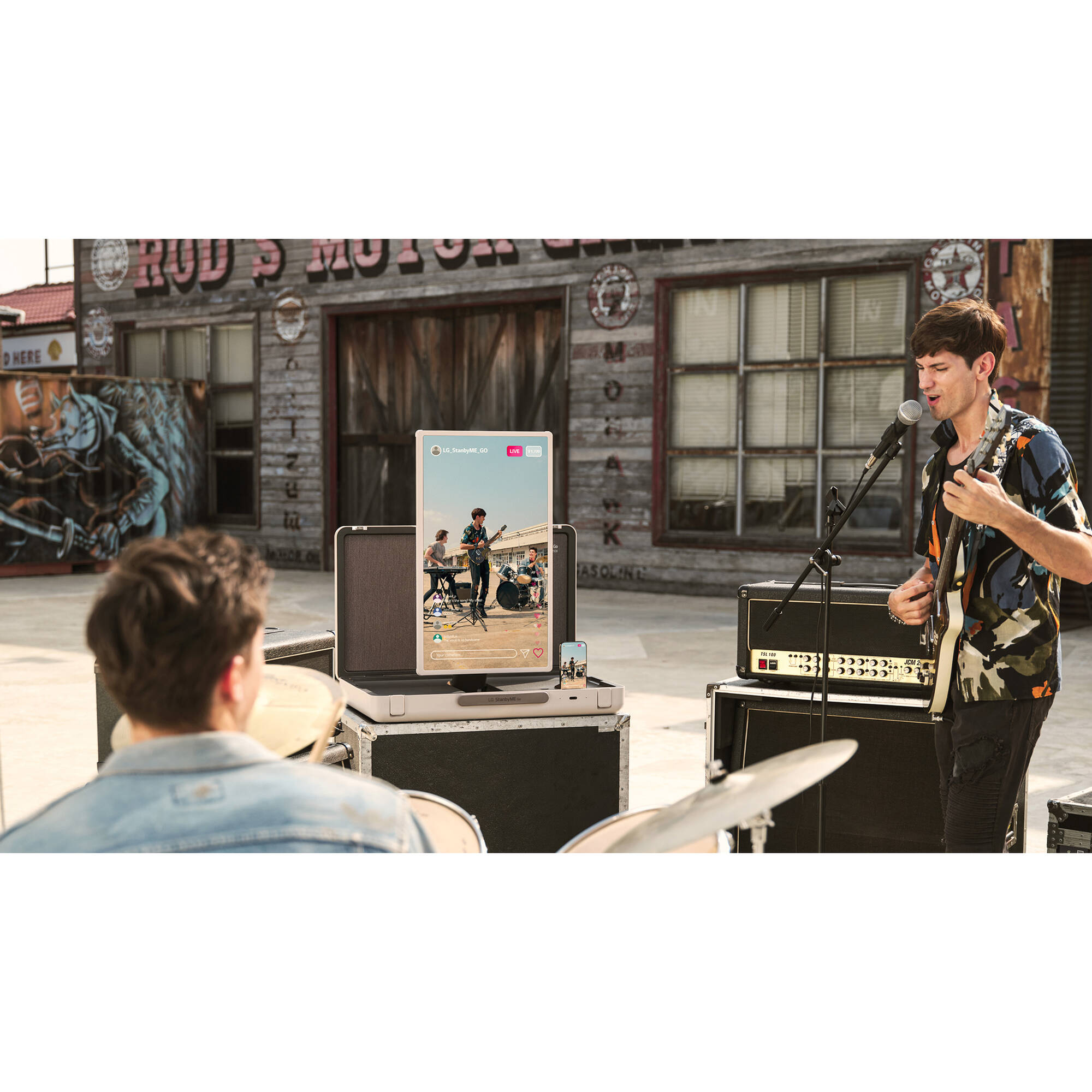 ��� ��� 27 ���� ����� ������ ����� LG 27LX5QKNA FHD Touch Smart STAND BY ME GO