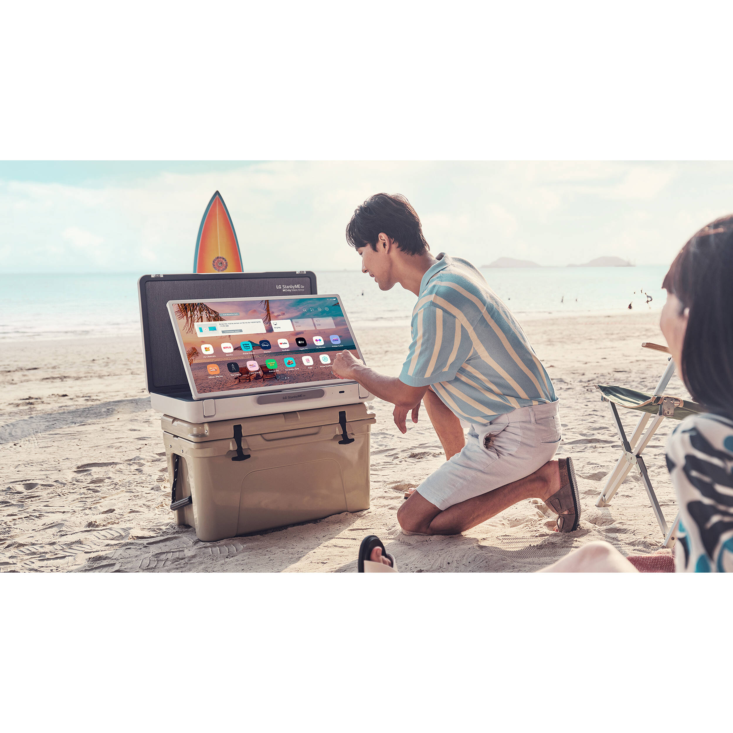 ��� ��� ��� ���� 27 ���� ����� ������ ����� LG 27LX5QKNA FHD Touch Smart STAND BY ME GO * ���� ����� ������ STANBYME 7PL*