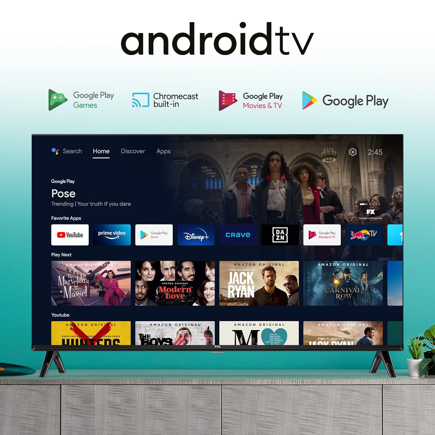 �������� 32 ���� TCL 32S5400A Full HD Android