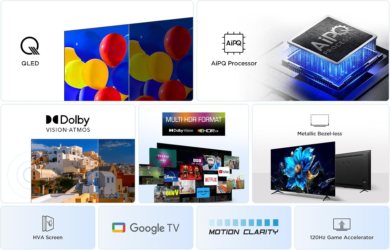 �������� 43 ���� TCL 43P7K QLED 4K SMART Android