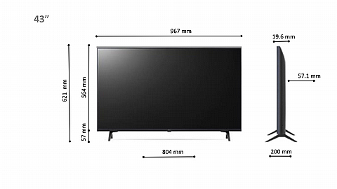 �������� 43" LG 43UR78006LL 4K Smart