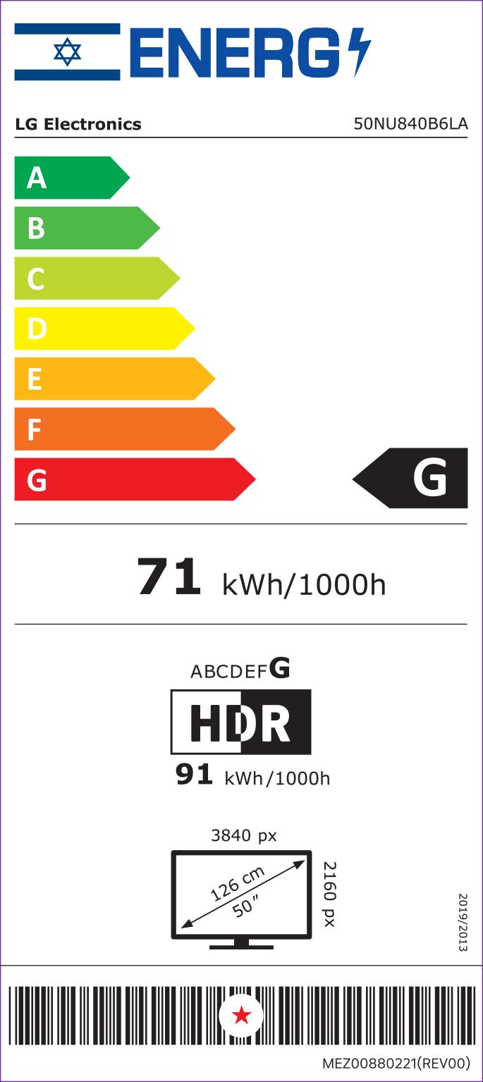 �������� ���� 50 ���� LG 50NU840B6LA AI TV SMART 4K