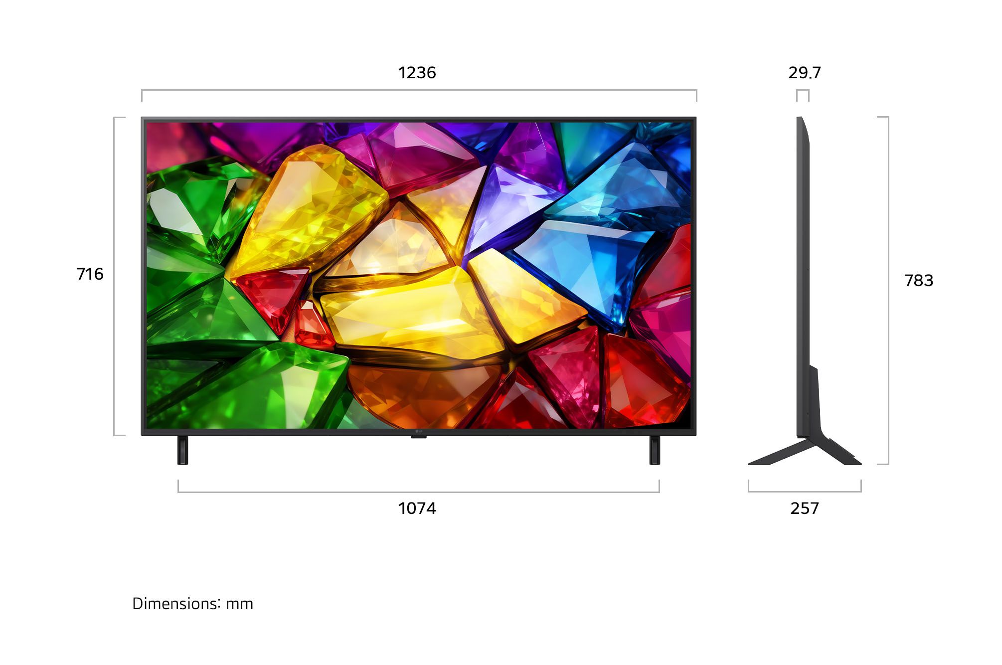 �������� ���� 55 ���� LG 55MRGB85B6C AI TV SMART 4K