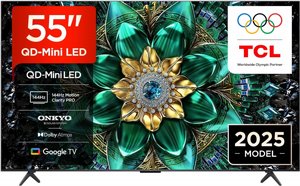 �������� 55 ���� TCL 55Q6C PREMIUM MiniLed-QD 4K SMART 144Hz AI TV