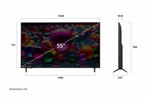 ��� 55" LG 55UA80006LC AI TV SMART 4K