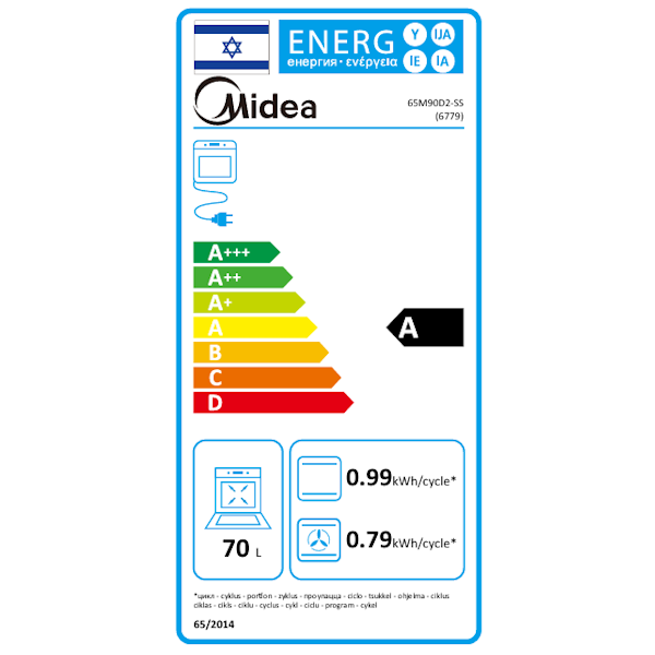 ���� ���� ������� ����� ������� Midea 65M90D2-SS