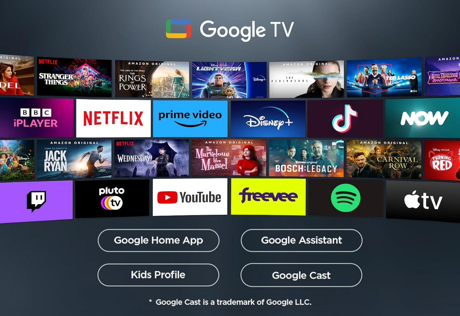 �������� 65 ���� TCL 65P8K QLED 4K SMART Android AI TV