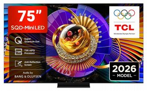 �������� 75 ���� TCL 75C7L 144Hz SQD-Mini LED TV 4K SMART