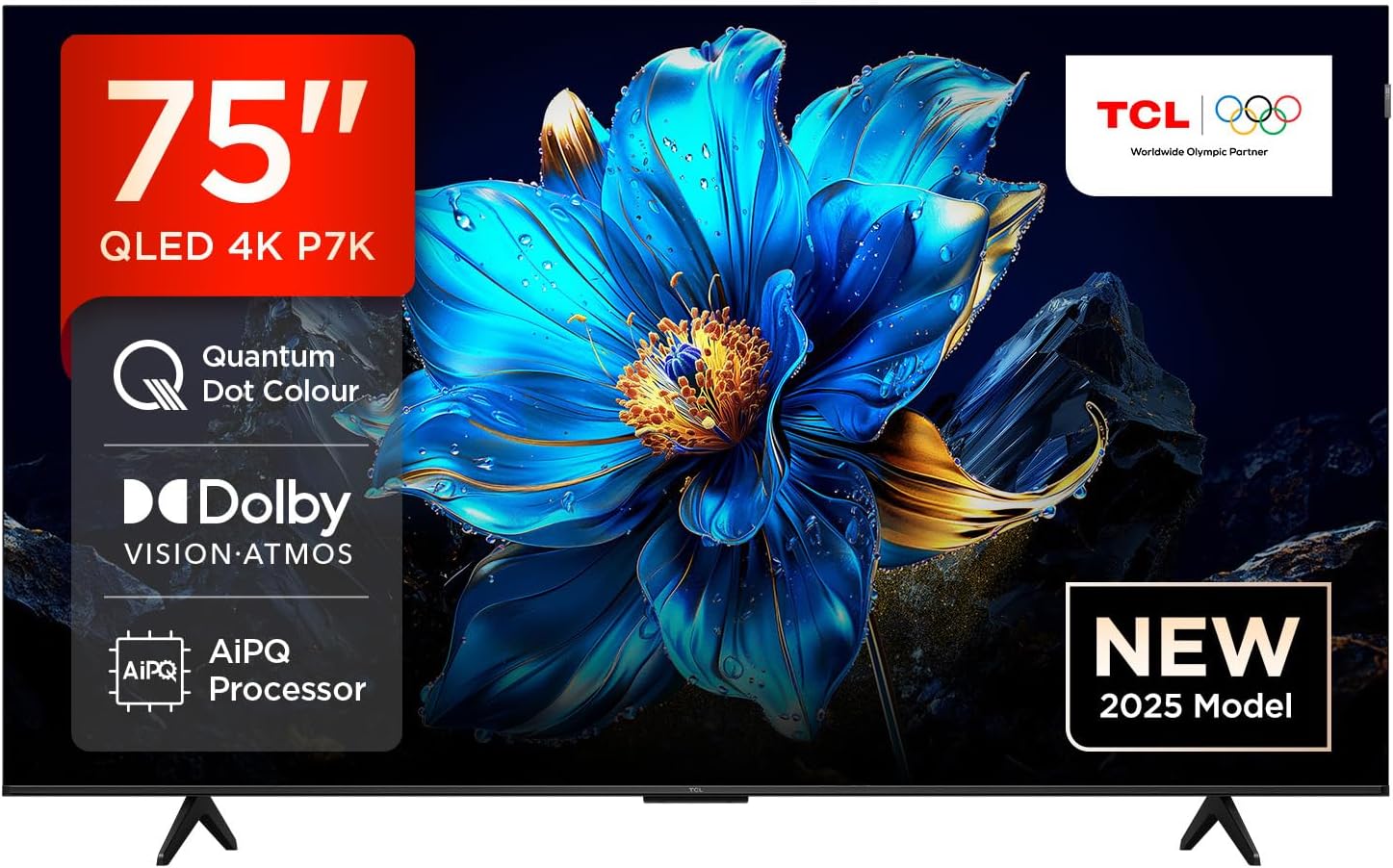 טלוויזיה 75 אינץ TCL 75P7K QLED 4K SMART Android טלוויזיה 75 אינץ TCL 75P7K QLED 4K SMART Android