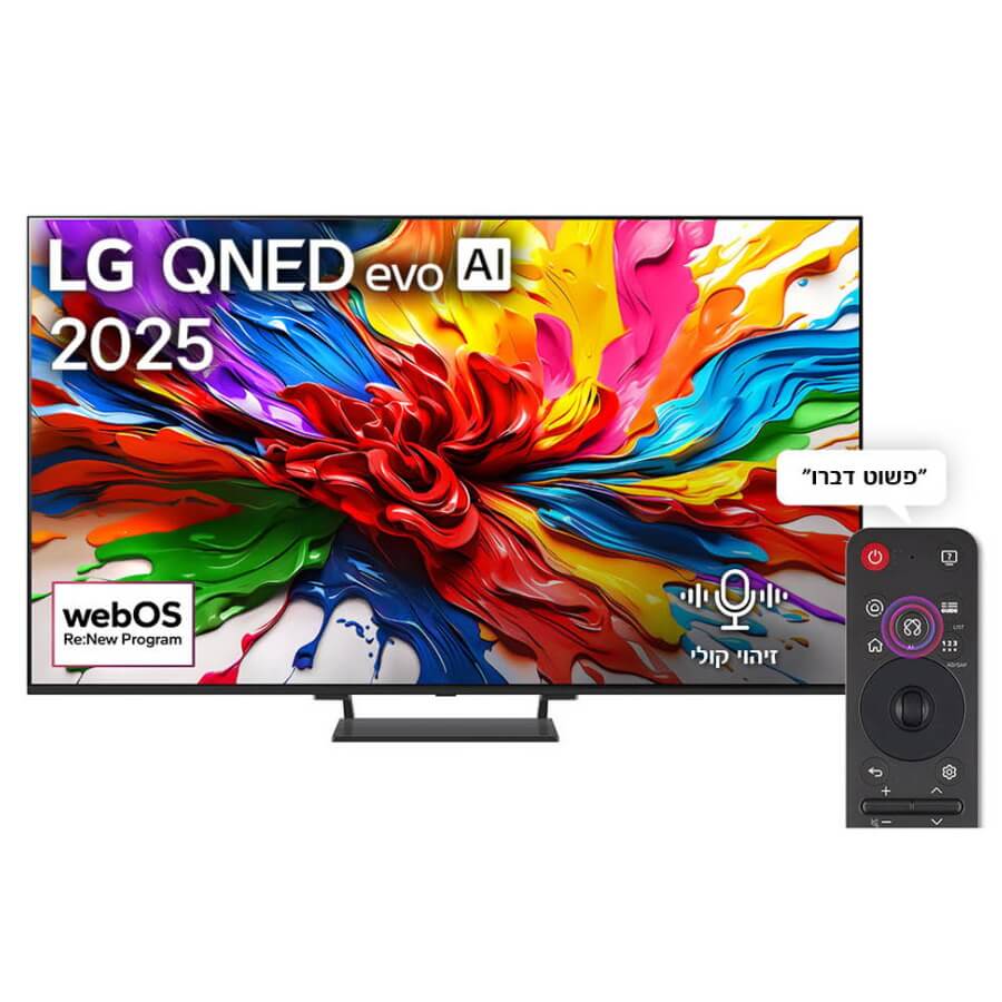 ��� 75 ���� LG QNED MiniLED AI TV SMART 4K 75QNED93A6A