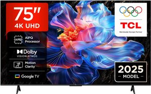 �������� 75 ���� TCL 75V6C 4K SMART AI TV