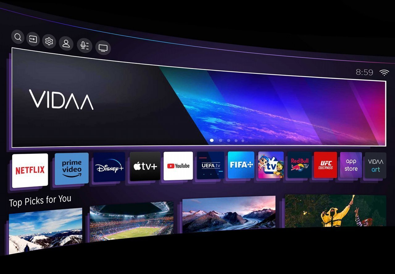 �������� ���� ������ 85 ���� Hisense 85A69N SMART 4K