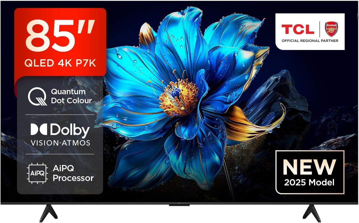 טלוויזיה 85 אינץ TCL 85P7K QLED 4K SMART Android טלוויזיה 85 אינץ TCL 85P7K QLED 4K SMART Android