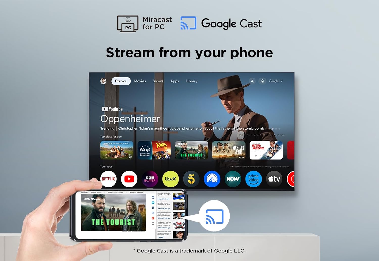 �������� 85 ���� TCL 85P7K QLED 4K SMART Android