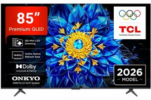 �������� 85 ���� TCL 85P8L 144Hz QD-Mini LED 4K SMART Android AI TV