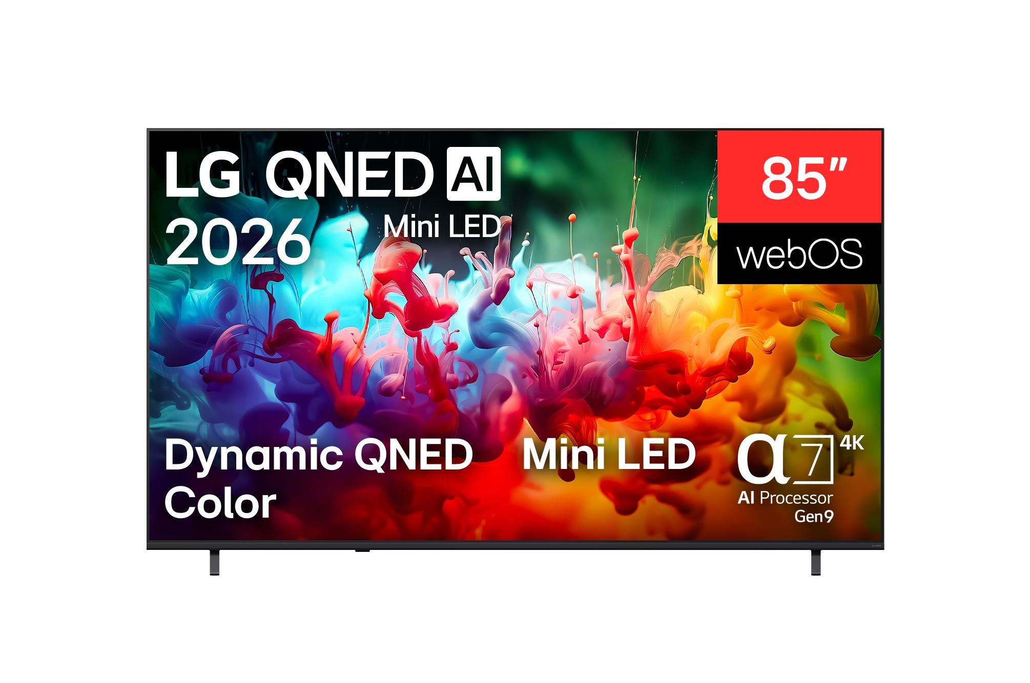 �������� ���� 85 ���� LG 85QNED70B6T MiniLED AI TV SMART 4K *����� ����*