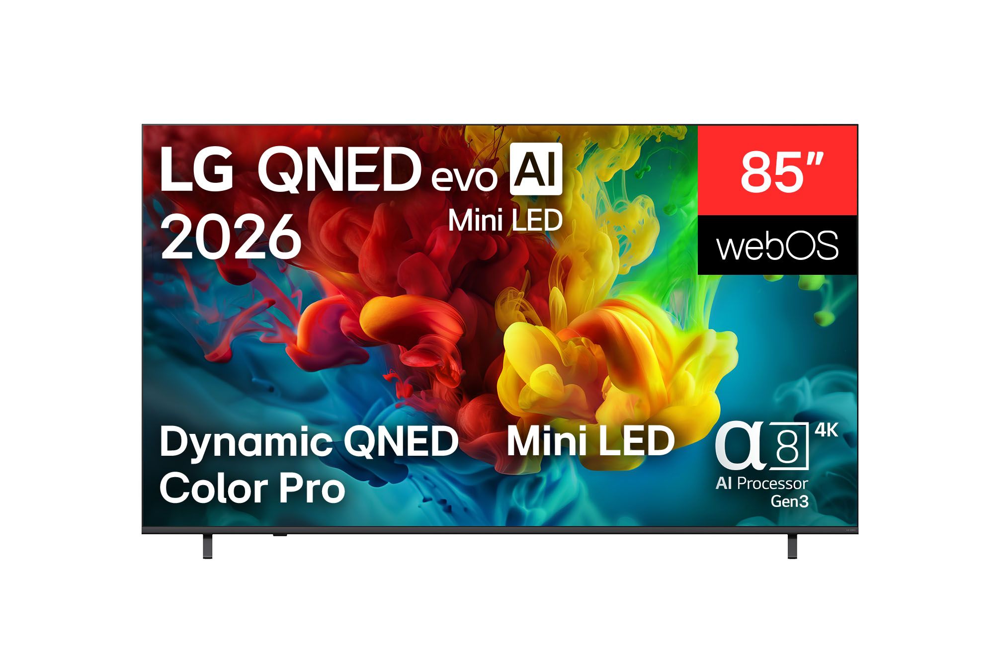 �������� ���� 85 ���� LG 85QNED84B6T MiniLED AI TV SMART 4K *����� ����*