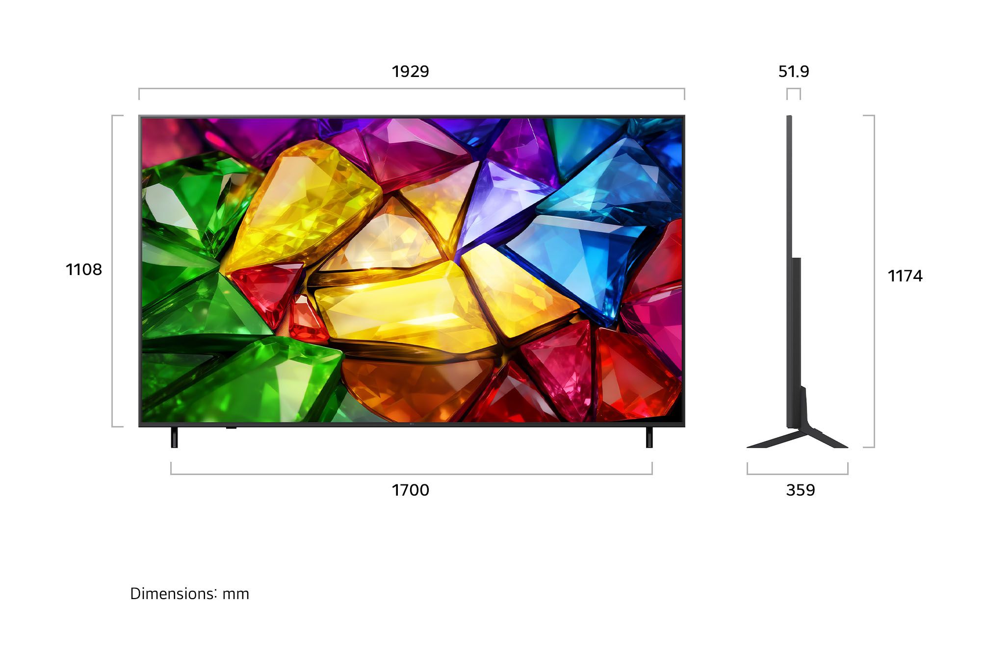 �������� ���� 86 ���� LG 86MRGB85B6C AI TV SMART 4K