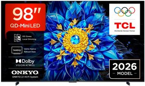 �������� 98 ���� TCL 98P8L 144Hz QD-Mini AI Android TV 4K SMART