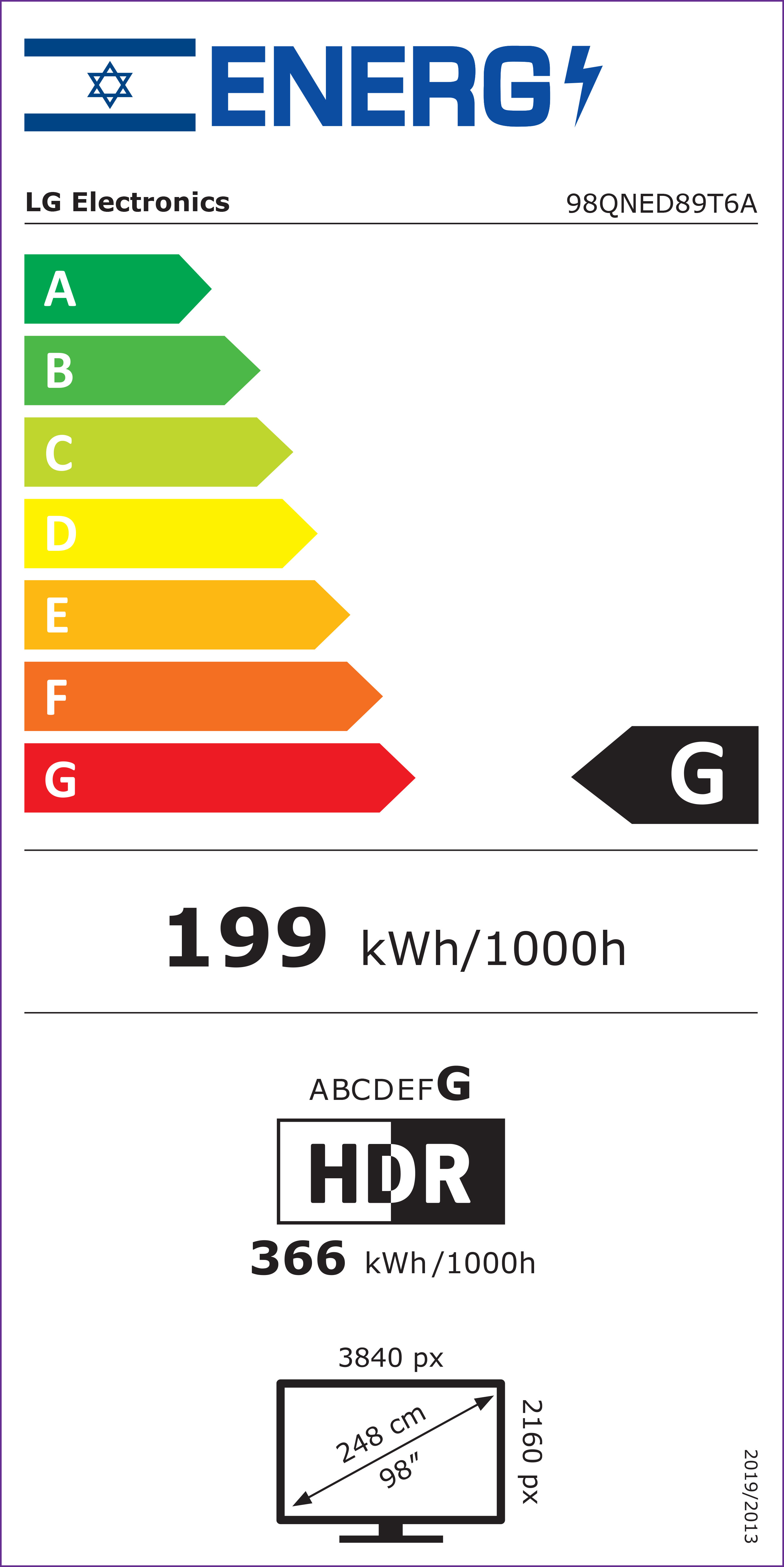 ��� 98 ���� LG 98QNED89T6A Smart 4K