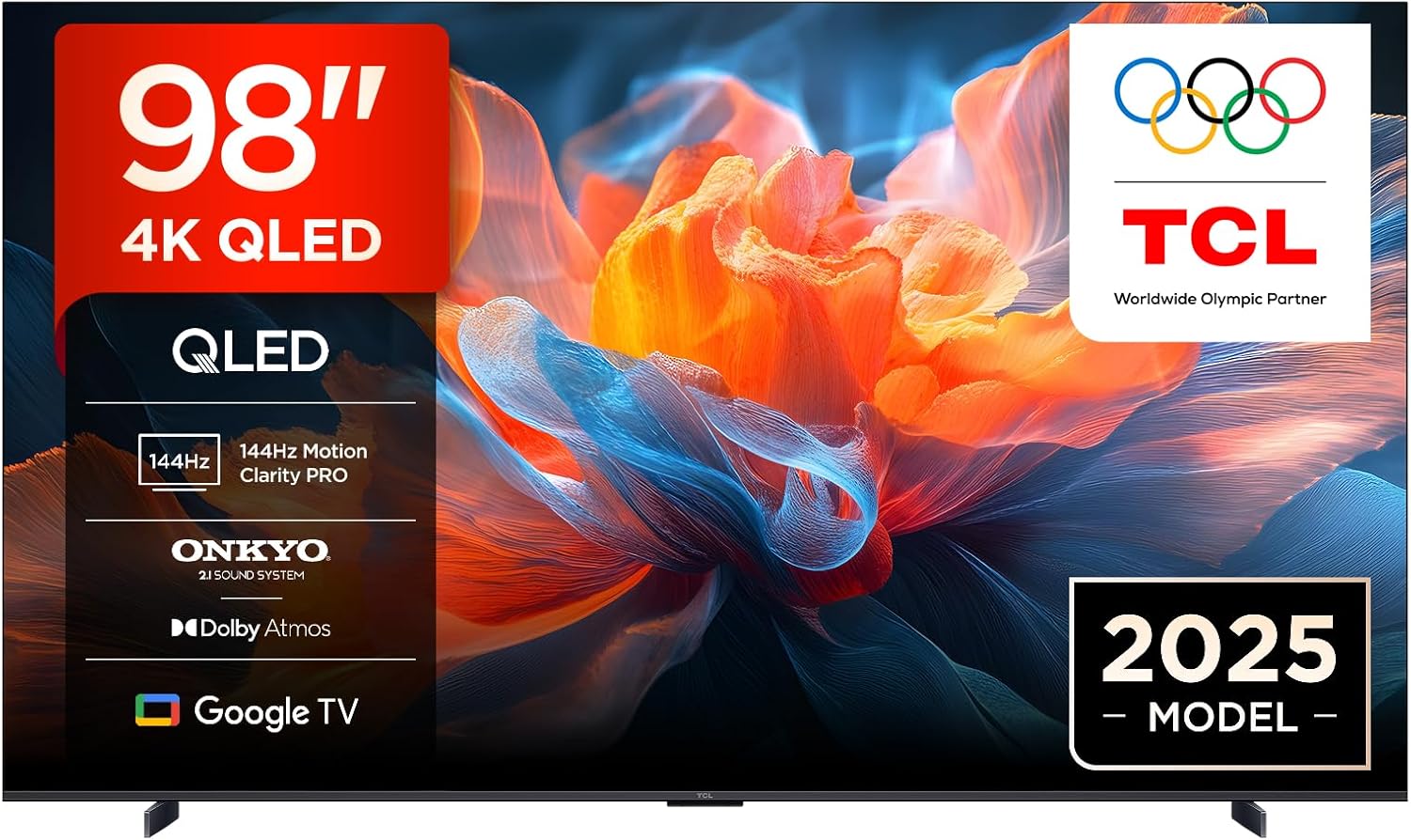 טלוויזיה 98 אינץ TCL 98T8C QLED 4K SMART 144Hz AI TV טלוויזיה 98 אינץ TCL 98T8C QLED 4K SMART 144Hz AI TV