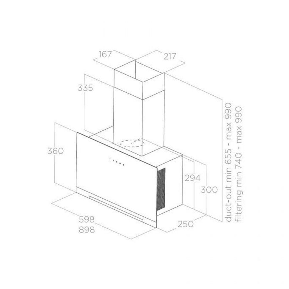 ���� ���� ������ ����� 60 �"� ����� Elica APLOMB-BLA60