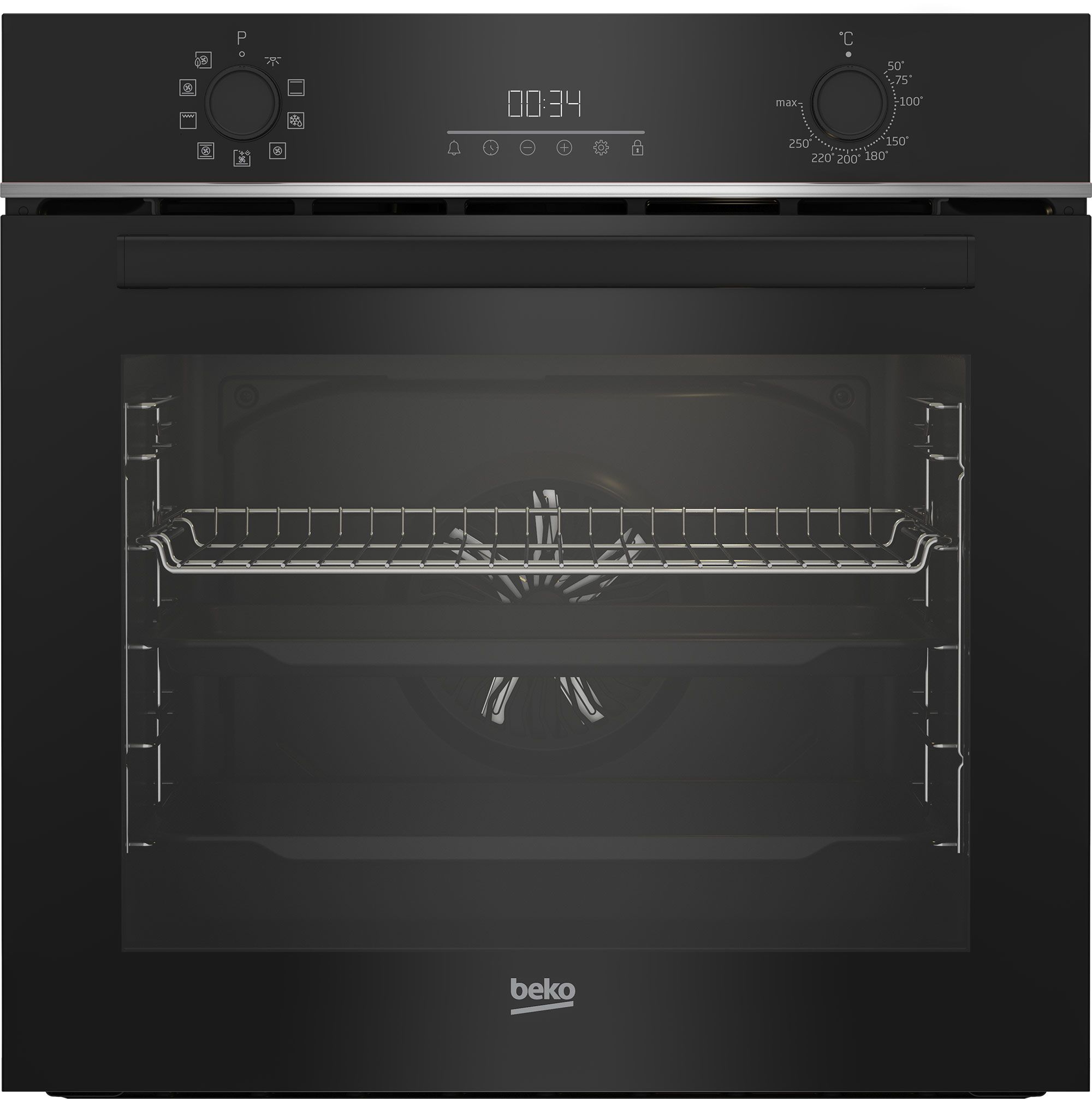 תנור בנוי 72 ליטר שחור בקו Beko BBIM13300X תנור בנוי 72 ליטר שחור בקו Beko BBIM13300X