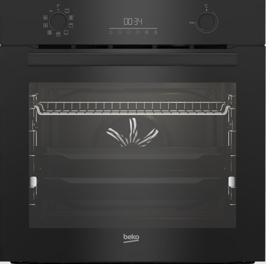 תנור בנוי 72 ליטר זכוכית שחורה בקו Beko BBIM17300BFPSE תנור בנוי 72 ליטר זכוכית שחורה בקו Beko BBIM17300BFPSE