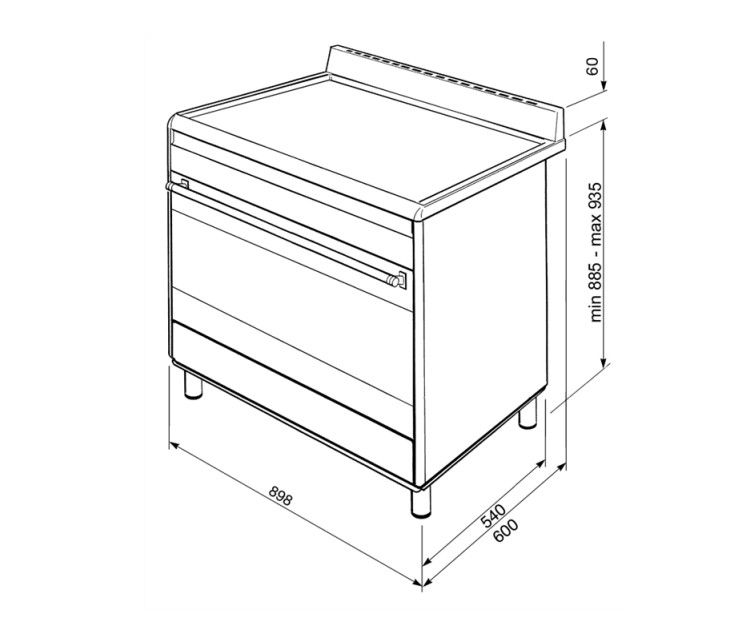 ���� ����� ������ �� 90 �"� ������� ������ SMEG BG91