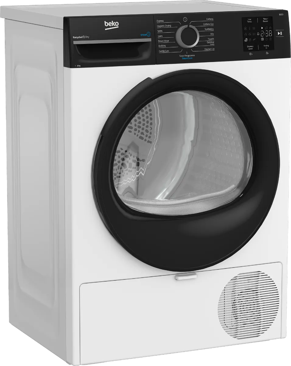 מייבש כביסה בקו 8 ק"ג (משאבת חום) Beko BM3T482W Heat Pump מייבש כביסה בקו 8 ק"ג (משאבת חום) Beko BM3T482W Heat Pump