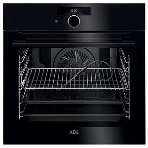 תנור בנוי פירוליטי 71 ליטר שחור AEG BPK284232B תנור בנוי פירוליטי 71 ליטר שחור AEG BPK284232B