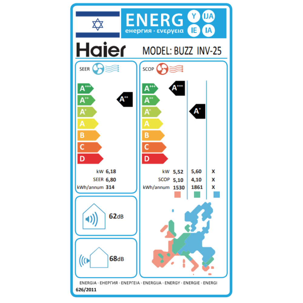 ���� ���� ����� �������� 2.5 �"� Haier Buzz Inverter 25