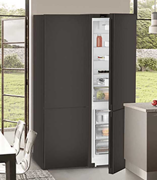 מקרר מקפיא תחתון 360 ליטר (60 ס"מ) ליבהר שחור LIEBHERR CNSFF 5703B מקרר מקפיא תחתון 360 ליטר (60 ס"מ) ליבהר שחור LIEBHERR CNSFF 5703B