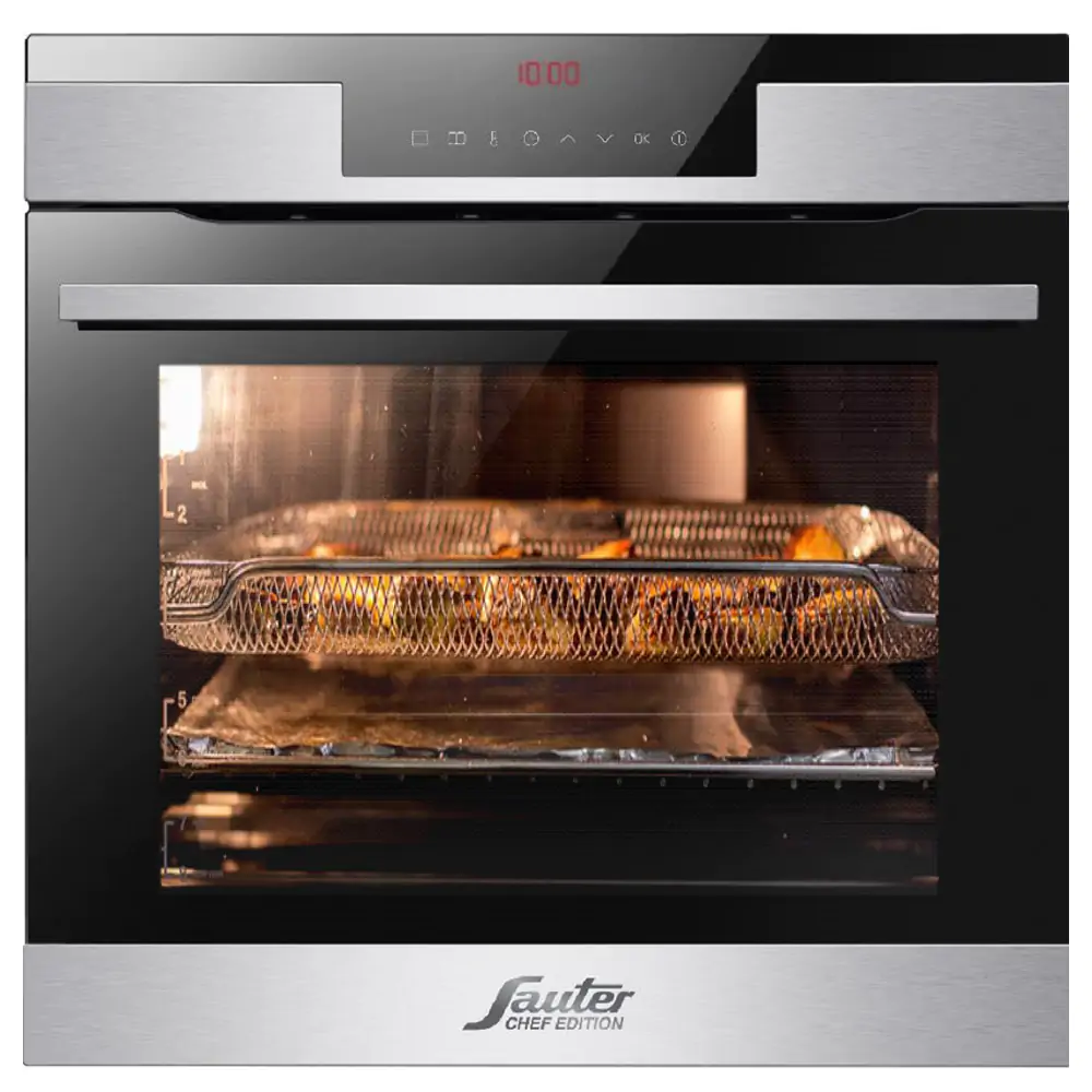 תנור בנוי פירוליטי סאוטר נירוסטה Sauter CUISINE-7600IX תנור בנוי פירוליטי סאוטר נירוסטה Sauter CUISINE-7600IX
