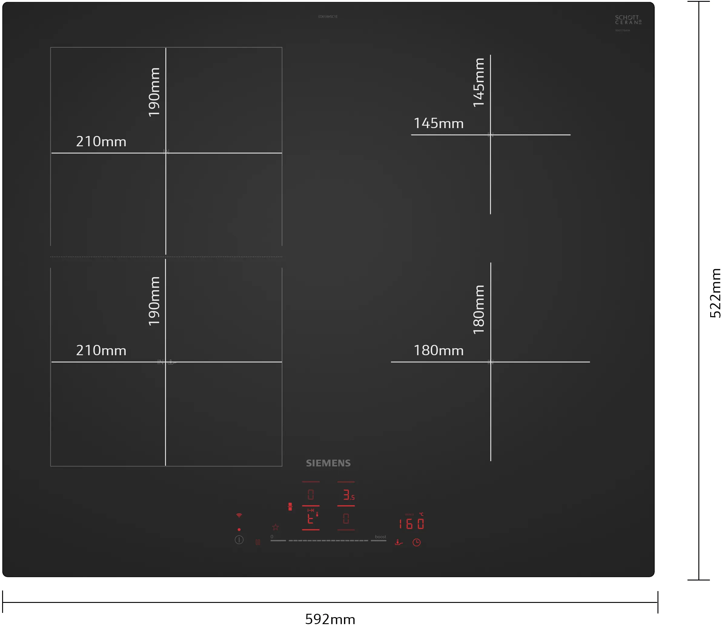 ������ ��������� ����� Siemens ED61AHSC1E iQ500 Combi 