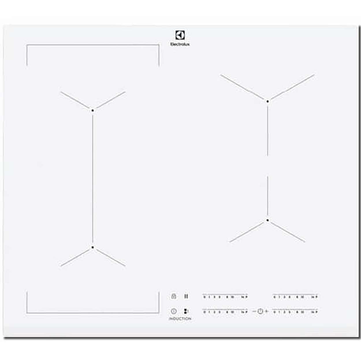������ ��������� �������� ��� 60 �"� ���������� Electrolux EIV63440BW MultiZone *����� ������*