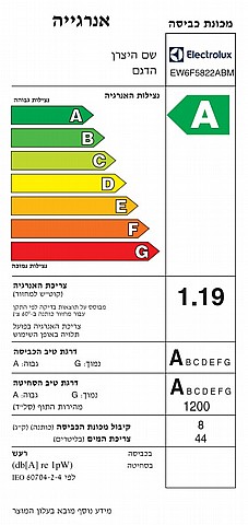 ����� ����� ���� ����� Electrolux EW6F5822ABM �8 ��"� ����������
