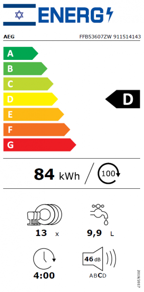 ���� ���� ��� ��� AEG FFB53607ZW Pro Intensiv AirDry
