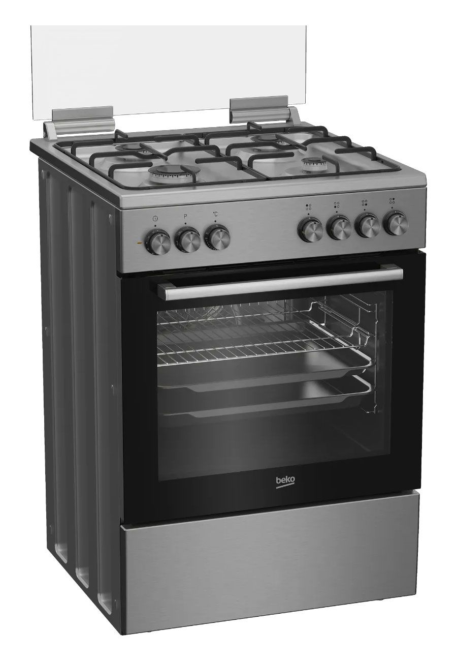 תנור משולב כיריים גז (60 ס"מ) בקו נירוסטה Beko FSE62123DXDSL תנור משולב כיריים גז (60 ס"מ) בקו נירוסטה Beko FSE62123DXDSL