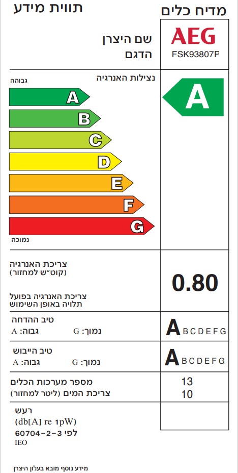 ���� ���� �������� ��� ���� 9000 ���� AEG �.�.� ��� FSK93807P 
