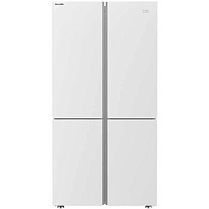 מקרר 4 דלתות בקו 580 ליטר זכוכית לבנה Beko GN1406222GW מקרר 4 דלתות בקו 580 ליטר זכוכית לבנה Beko GN1406222GW 