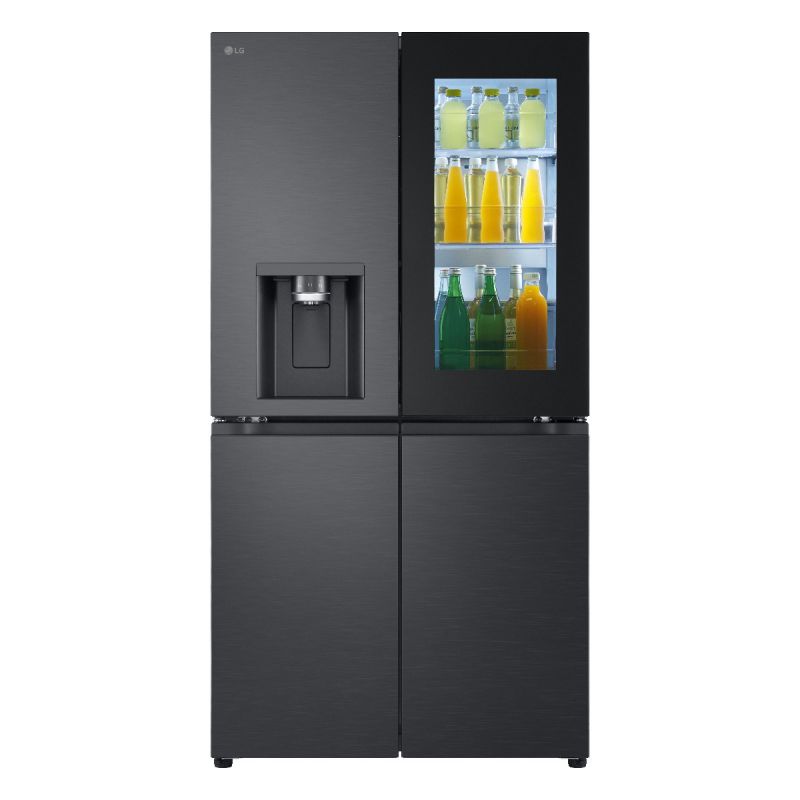 מקרר 4 דלתות 637 ליטר נירוסטה מושחרת LG GR-730BINS InstaView מקרר 4 דלתות 637 ליטר נירוסטה מושחרת LG GR-730BINS InstaView