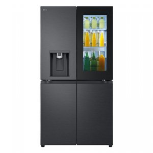 מקרר 4 דלתות 637 ליטר נירוסטה מושחרת LG GR-730BINS InstaView מקרר 4 דלתות 637 ליטר נירוסטה מושחרת LG GR-730BINS InstaView