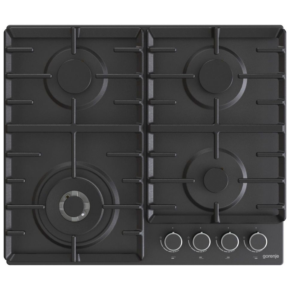 כיריים גז גורנייה משטח אמייל שחור gorenje GW67IL כיריים גז גורנייה משטח אמייל שחור gorenje GW67IL