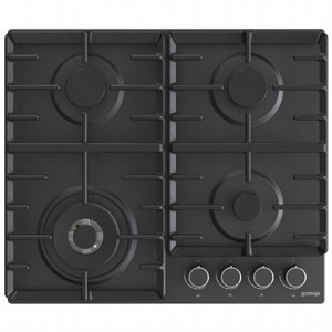 כיריים גז גורנייה משטח אמייל שחור gorenje GW67IL כיריים גז גורנייה משטח אמייל שחור gorenje GW67IL