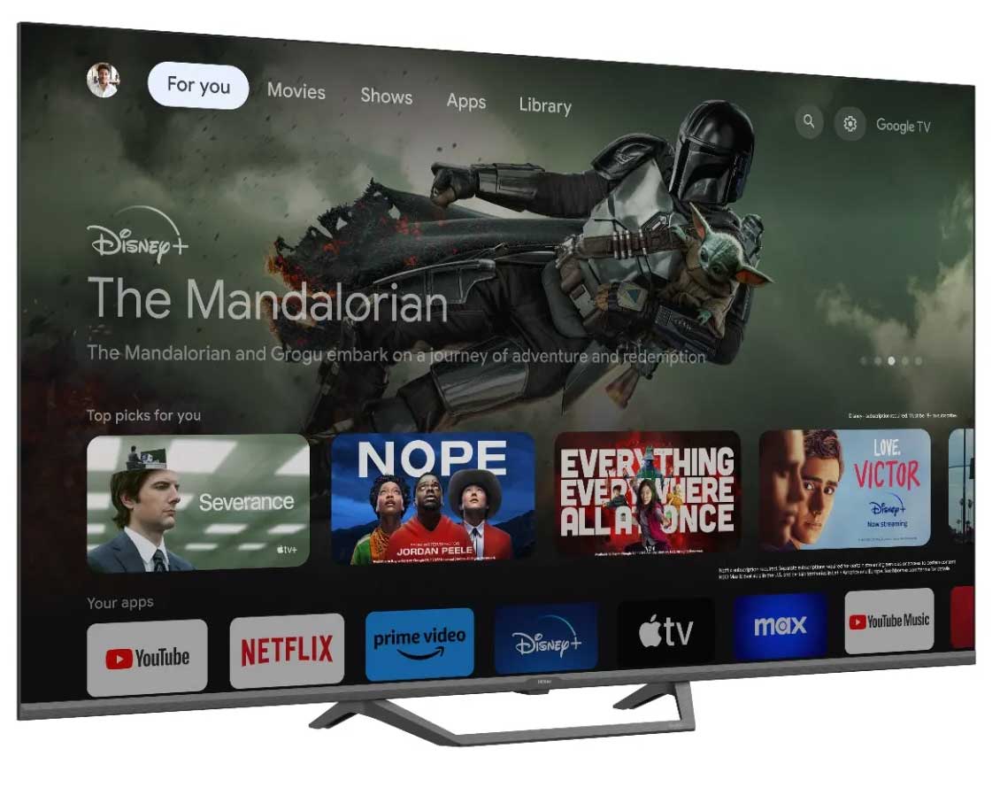 �������� ����� 50 ���� HAIER H50S80FUX 4K Google TV